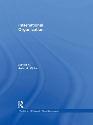 cover image of International Organization